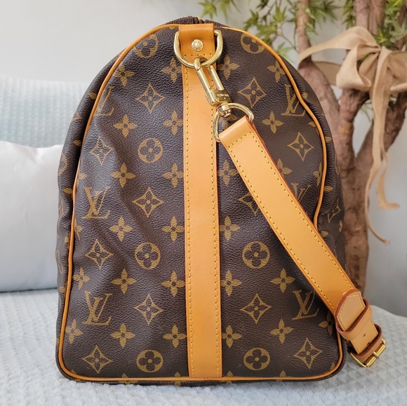 ❤Authentic LV Keepall 50 Bandouliere Travel Bag Monogram - Picture 11 of 16